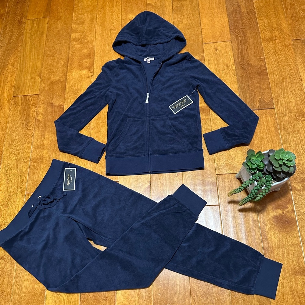 Juicy rhinestones logo terry hoodie & zuma pants - Picture 3 of 10